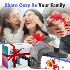 Touch Screen Heated Vibration Shoulder Massager Brace Joint Support Relief Pain