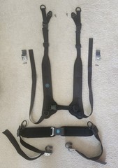 Quickie Iris Bodypoint PivotFit H-Style Harness, & Seat Belt w/ Hardware VGC