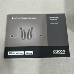 Oticon miniFit 8mm Open Domes Prowax Case Hearing Aid Accessories Manual