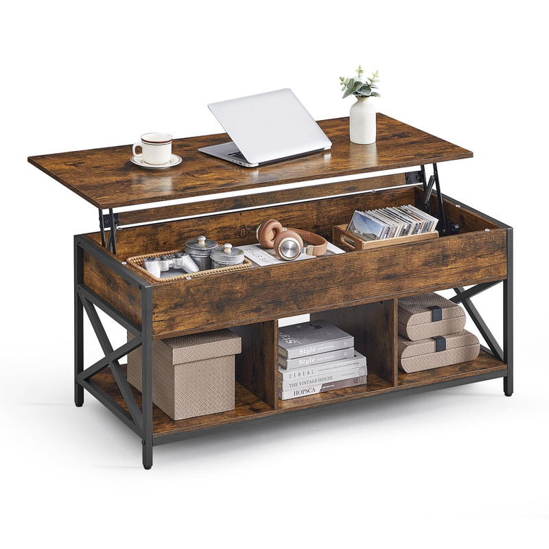 Vasagle Lift Top Coffee Table Lift Coffee Table Storage Shelf Hidden