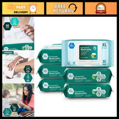 Extra Soft XL Disposable Adult Washcloths 8”x12” for Sensitive Skin, Aloe Vera,