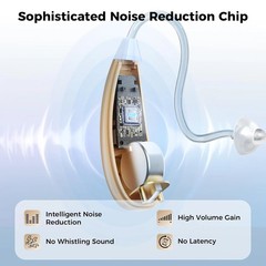 Hearing Aids for Seniors Rechargeable with Noise Cancelling Amplifier 5 Levels
