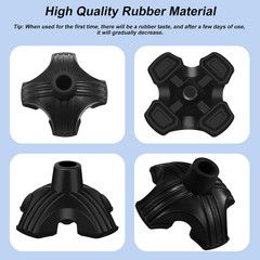 Cane Tips 3/4 Inch Non Slip Replacement for Walking Canes Stability Self