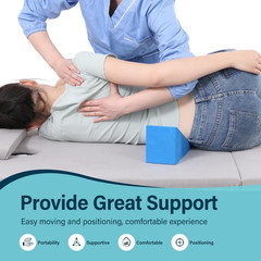 Pelvic Sacral SOT Blocks 2Pcs, Chiropractic Wedge Blocks for Sacral & Pelvic Sup