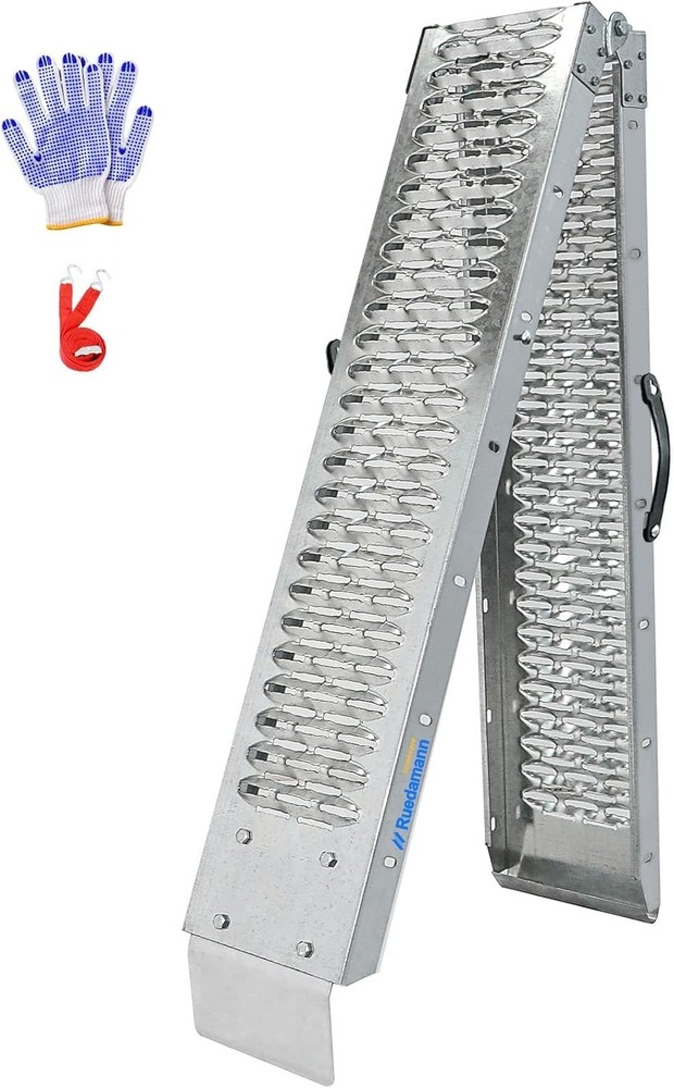 Portable 83″ Anti-Slip Ramp for Trucks – 480 Lbs Capacity, Ideal for Powersports