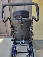 Quickie Iris Recline Tilt in Space Wheelchair 17″ x 16″ Or 15″ ? Used 17″x16″