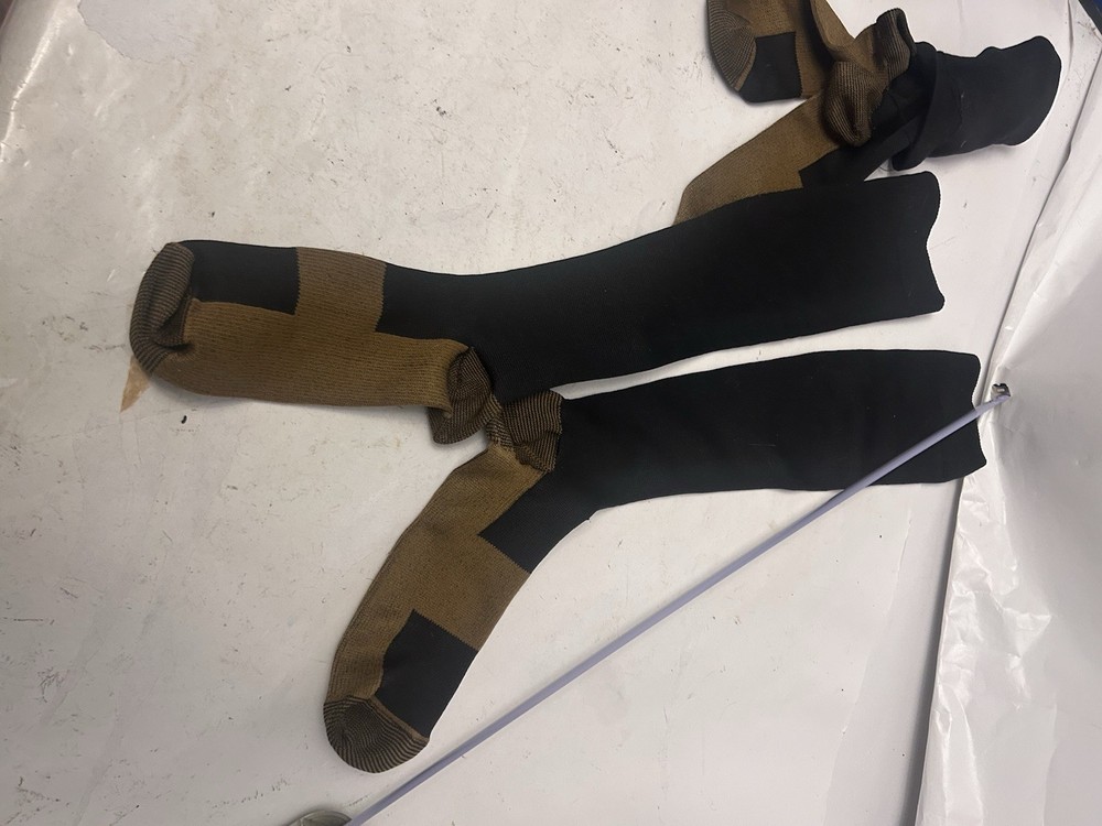 Compression stockings unisex unbranded/unsized with copper x3