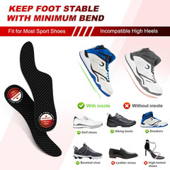 Morton’S Extension Orthotic, Recovery Carbon Fiber Insole-Rigid Foot Support Sho