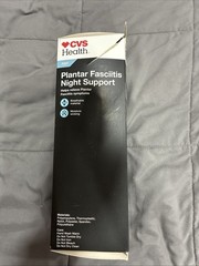 CVS Health Firm Support Foot Plantar Fasciitis Night Support One Size Open Box