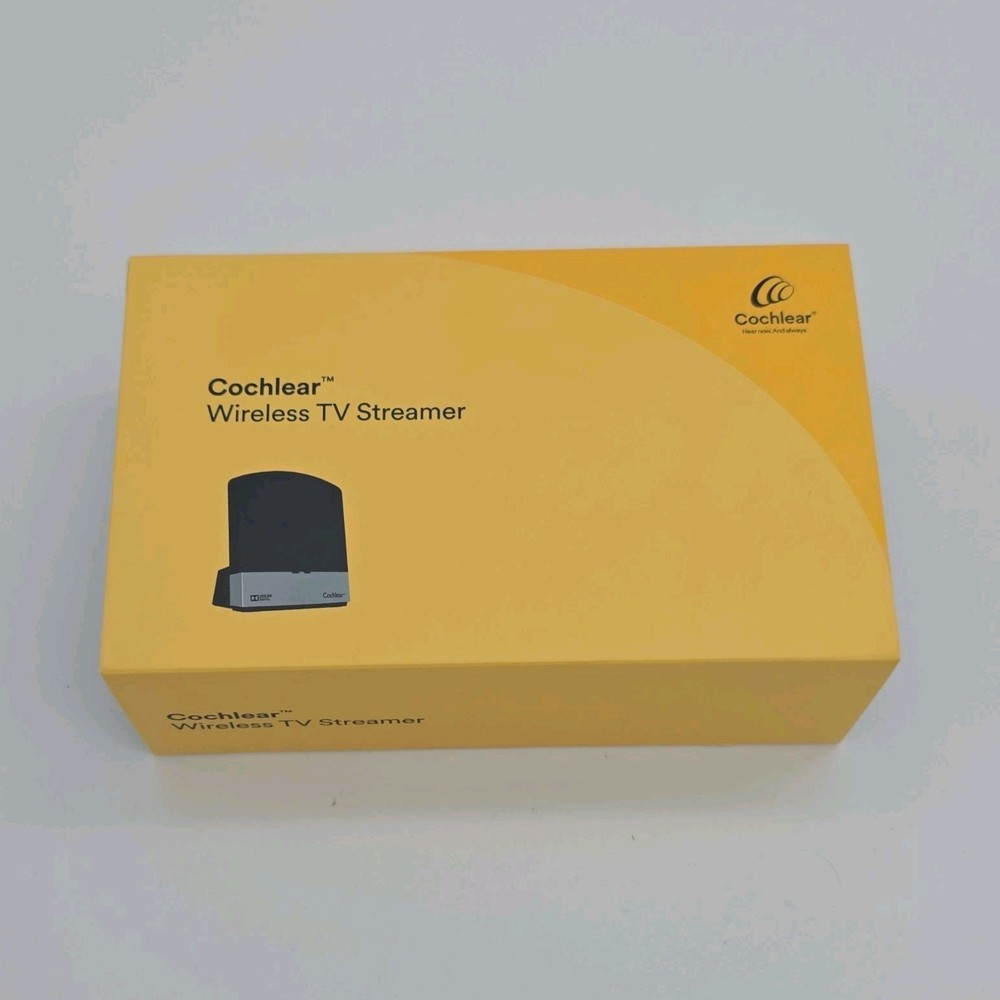 Cochlear Wireless TV Streamer Hearing Aid Accessory, Black/Silver Dolby SAS-3