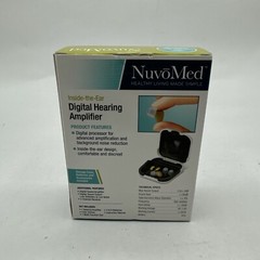 NuvoMed Inside-the-Ear Hearing Amplifier with Case