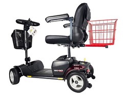 Large Rear Basket For Mobility Scooters – RED