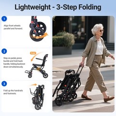 OPEN BOX Folding Electric Wheelchairs FDA Certified Medical Mobility Scooter