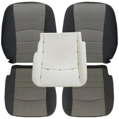 Driver & Passenger Bottom Front Seat 5PCS Bottom & Top Lean Back & Driver Foam