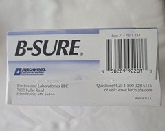 B-Sure 24 Anal Leakage Pads Box, Disposable Incontinence absorbency aid pads