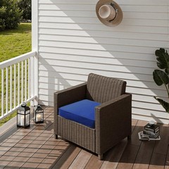 PatioGlow Outdoor Chair Cushions 22 x 22 x 3 Inch, 22″ x x 3″, Blue