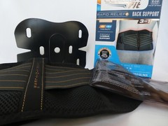 Copper Fit Rapid Relief 3 in 1 Hot/Cold Therapy Back Support One Size NEW OpenBx