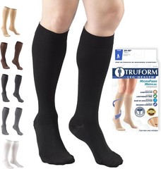20-30 mmHg Knee High Compression Support Hose – Made in the USA for Optimal Care