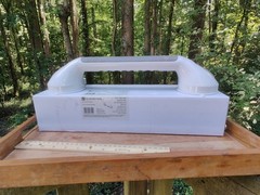 Glacier Bay 16.5 in Suction Cup Grab Bar White Portable No Tools Required