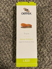 NEW Aetrex L820 Women’s Size 6 Train Orthotic Insoles – For Flat & Low Arches