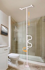 Wonder Pole: Tension-Mounted Safety Rail for Seniors – 84″ High, 300 lb Support