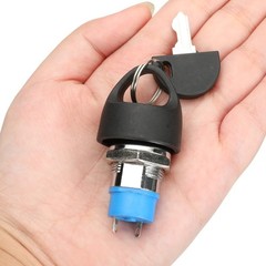 Pride Mobility Scooter Ignition Key Switch Lock Zinc Alloy Chrome 2 Keys M19 L22