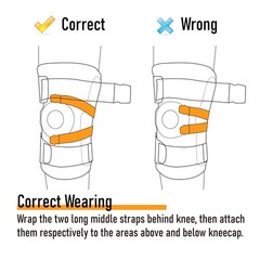 Adjustable Hinged Knee Brace – Dual Side Hinges for ACL, PCL, MCL Injury Supp…