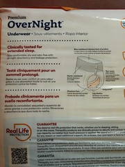 180 Count Tranquility Premium OverNight Underwear Pull Ups Adult Small/Youth XL