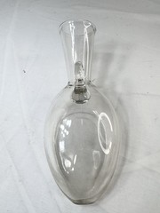 Vtg Glass Male urinal w Handle 16 0z Capacity 10.5″ x 5″ Wide Hospital FrSh Read
