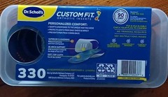 DR. SCHOLL’S CUSTOM FIT CF330 ORTHOTIC SHOE INSERTS 5-IN-1 ALL DAY PAIN RELIEF!!