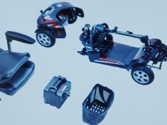Drive 4-Wheel Mobility Scooter w/ Front Basket, Removable Battery, 8.3mi