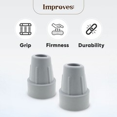 AARAM Tips for Mobility Aids (18-19mm) for Walking Sticks and Canes. Useful f…