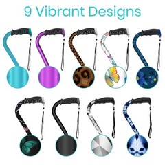 Vive Walking Cane for Women, Men, Elderly – Patented Offset Cane, Teal
