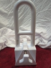 New Vaunn Adjustable Bathtub Safety Rail Shower Grab Bar Handle, Stainless Steel