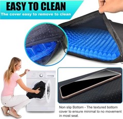 Gel Seat Cushion – 1.65″ Double Thick Cooling Egg Cushion for Office, Car & Whee