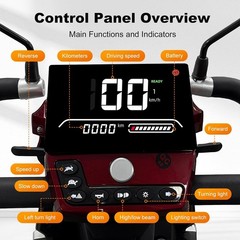 500W Heavy Duty 4-Wheel Mobility Scooters for Senior&Adult 48V20Ah 12Mph 37Miles