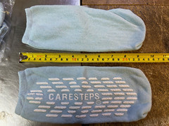 4 pairs Hospital NON slip Light BLUE anti-skid socks Medium yoga Single Sided