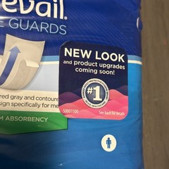 Prevail Incontinent Pad 12.5″ L Contoured 71 14 Ct