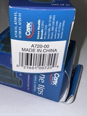 Carex Black Cane Tips 1″ 2ct