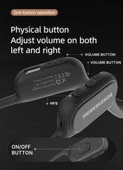 Bone Conduction Hearing Aids, 2 Independent Volume Control, 3 Band Selection.