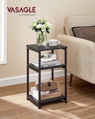 Vasagle Side Table Small End Table Tall Nightstand For Living Room Bedroom