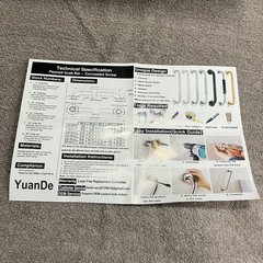 Yuande 16 Inch Shower Grab Bars for Bathtubs Knurled Anti Slip Bathroom