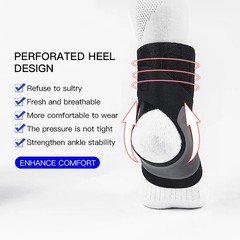 Ankle Brace Support Relief Sleeve Plantar Fasciitis Pain Compression Foot Wrap