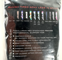 TCS ELLIPSIS PRO Women’s Knee High Compression Socks Mellow Yellow Sz Small- New