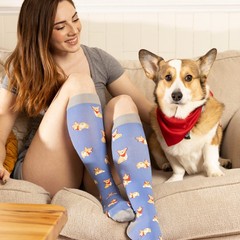 Compression Socks Women and Men, 20-30mmHg, Best for Medium, 6 Pairs Mix E