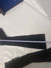 compression socks unk size unbranded black with multicolor polka dots