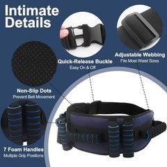 irtme Gait Belts for Seniors Transfer Gate Belts Medical for Elderly & Disabled