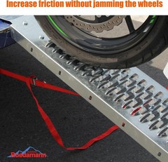 Portable 83″ Anti-Slip Ramp for Trucks – 480 Lbs Capacity, Ideal for Powersports