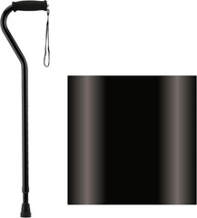 Offset Walking Cane for Seniors Lightweight Adjustable Support with Foam Grip