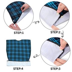 XKDOUS 2pcs Adult Bibs For Men Washable, Reusable Waterproof Large Bibs For Adul